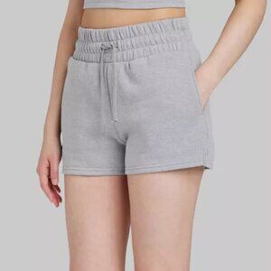 Wild Fable Pull-On Perfect Fleece Shorts - Grey - Size L